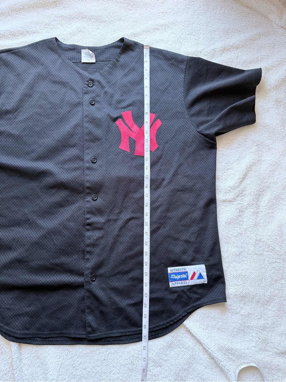 Majestic Black and Red Yankees Jersey - Picture 9 of 9